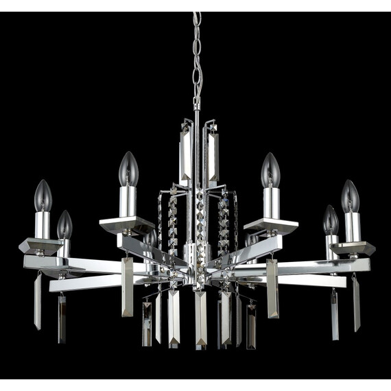 Люстра Crystal Lux MARRON SP8 CHROME, фото , изображение 3